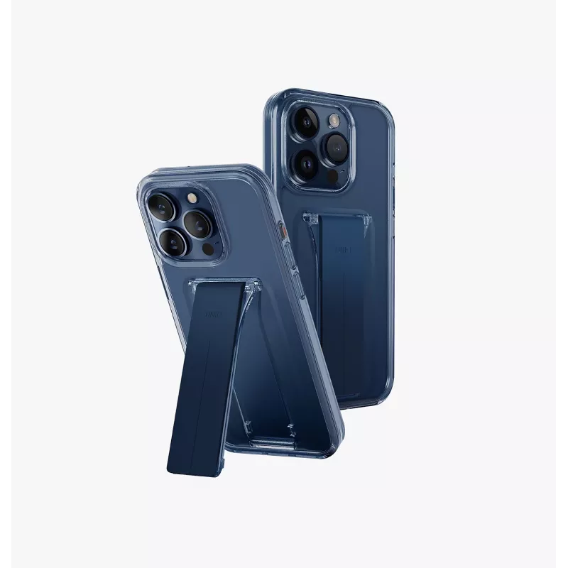 UNIQ Heldro Mount with Stand puzdro pre iPhone 15 Pro Max 6,7 palca Lucent Clear