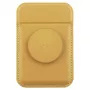 UNIQ Flixa magnetická peňaženka na karty so stojanom Canary Yellow MagSafe