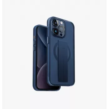 UNIQ Heldro Mag puzdro pre iPhone 15 Pro 6,1 palca MagClick nabíjanie ultramarínová tmavomodrá
