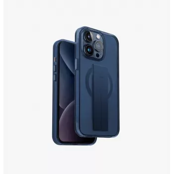 UNIQ Heldro Mag puzdro pre iPhone 15 Pro Max 6,7 palca MagClick nabíjanie ultramarínová tmavomodrá