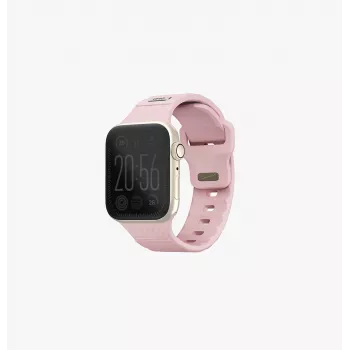 UNIQ Stride remienok na Apple Watch 38/40/41mm FKM guma bledoružová