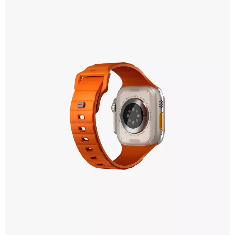 UNIQ Stride remienok na Apple Watch 38/40/41mm FKM guma bledoružová