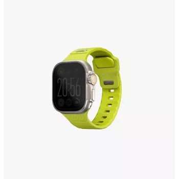 UNIQ Stride Apple Watch Series 1/2/3/4/5/6/7/8/9/SE/SE2/SE3/Ultra/Ultra 2/Ultra 3 42/44/45/49mm FKM gumený remienok Lime Green