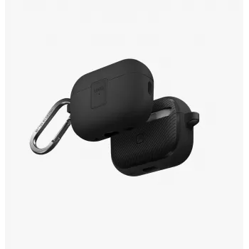 UNIQ Clyde Lock puzdro pre AirPods Pro 2 (2022/2023) - Charcoal/Dark Grey