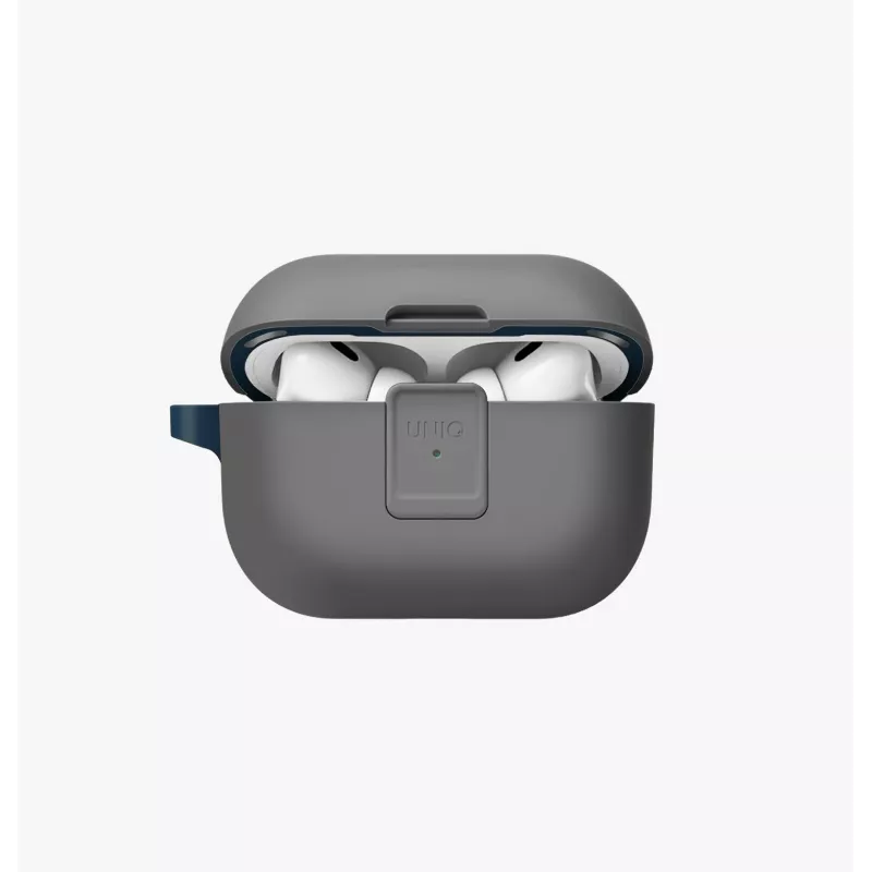 UNIQ Clyde Lock puzdro pre AirPods Pro 2 (2022/2023) - Royal Blue / Dark Grey