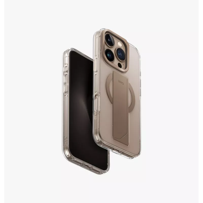 UNIQ Heldro Max puzdro pre iPhone 16 Pro 6,3 palcov Magclick nabíjanie Clear Lucent