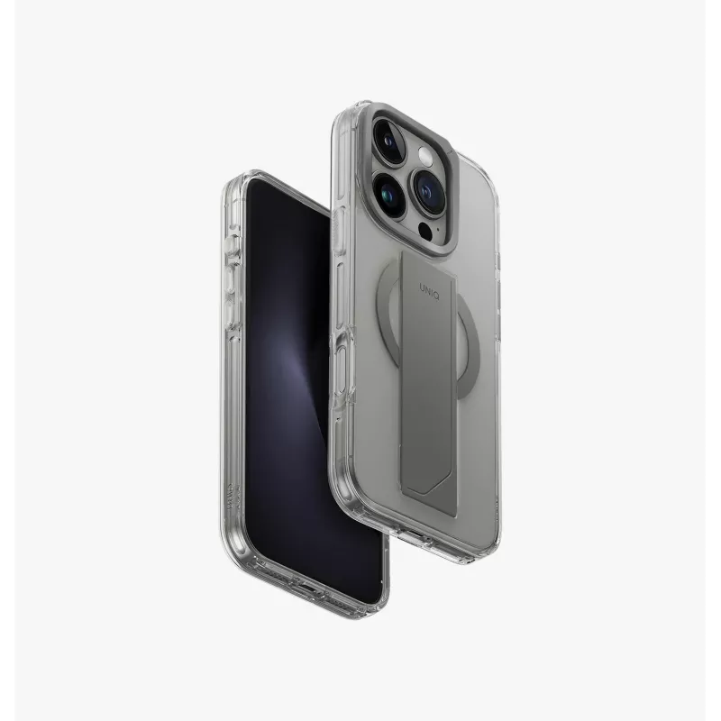 UNIQ Heldro Max puzdro pre iPhone 16 Pro 6,3 palcov MagClick nabíjanie Taupe Gold