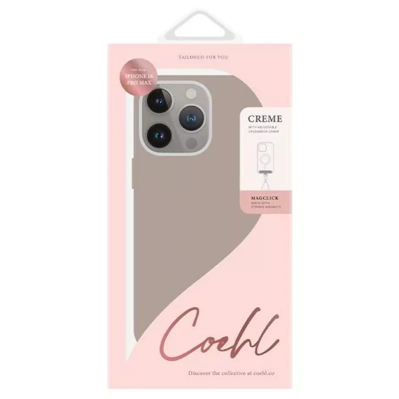 UNIQ Coehl Creme magnetické puzdro pre iPhone 16 Pro Max 6,9