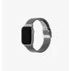 UNIQ Dante Pro nerezový Milanese Loop náramok pre Apple Watch 40/41/42 mm - Graphite Black