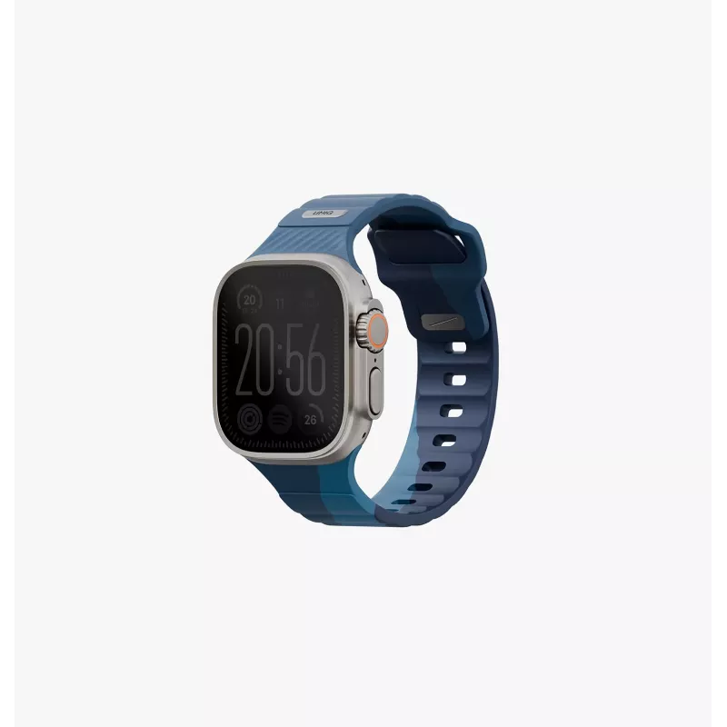 UNIQ Stride De gumený remienok pre Apple Watch 49/46/45/44mm Charcoal