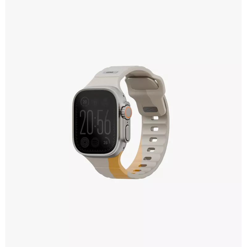 UNIQ Stride De gumený remienok pre Apple Watch 49/46/45/44mm Storm