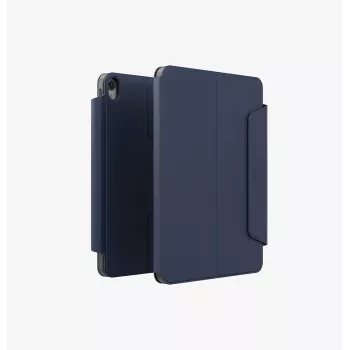 UNIQ Rovus Snapmount magnetické 360 otočné odnímateľné puzdro pre iPad 11 A16 (2025) / iPad 10.9 10th Gen (2022) Navy Blue