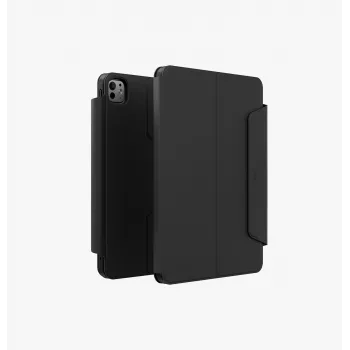 UNIQ Rovus Snapmount magnetické 360 otočné odnímateľné puzdro pre iPad Pro 13 M4 2024 / M5 2025, čierna