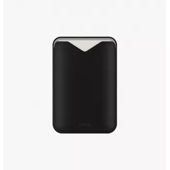 UNIQ Lyden Evo magnetická peňaženka so stojanom pre iPhone - čierna