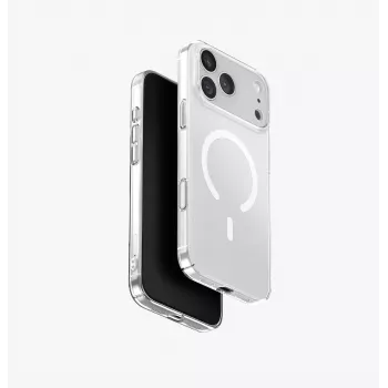 UNIQ Airsuit puzdro pre iPhone 17 Pro Max MagClick nabíjanie čierna