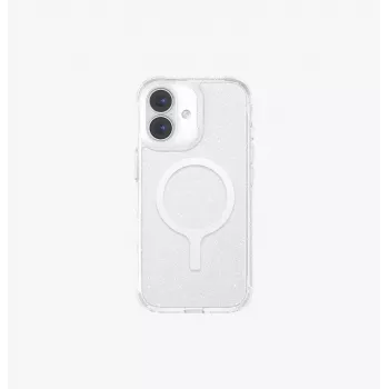 UNIQ LifePro Xtreme MagClick nabíjacie puzdro pre iPhone 17, Clear Glitter