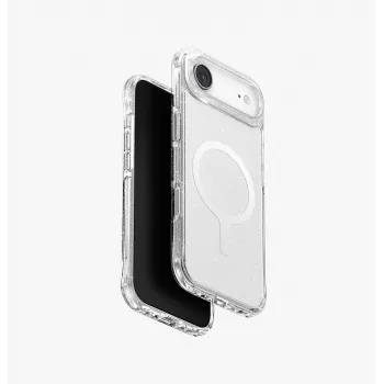 UNIQ LifePro Xtreme MagClick nabíjacie puzdro pre iPhone Air, transparentné/glitter