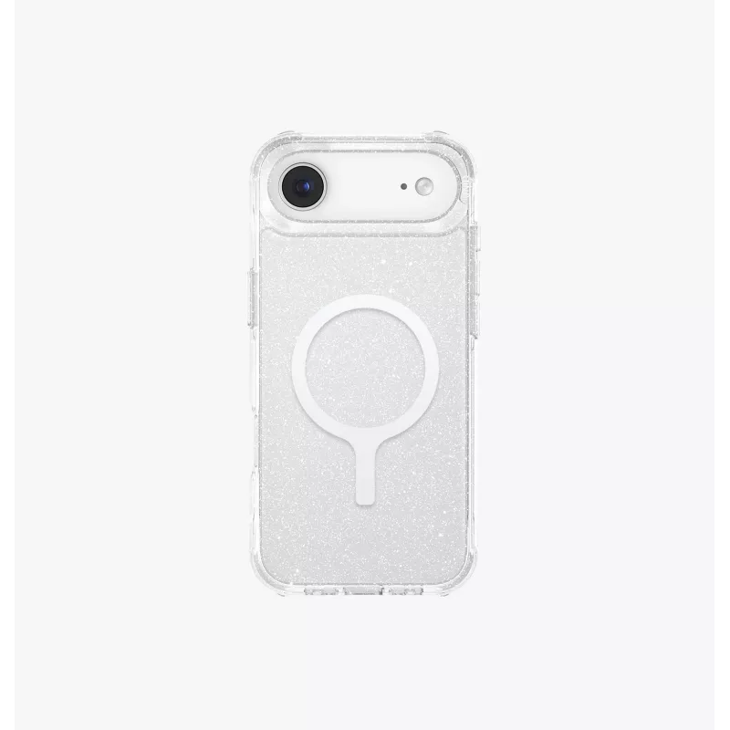 UNIQ LifePro Xtreme MagClick nabíjacie puzdro pre iPhone Air, priehľadné/trblietavé