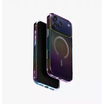 UNIQ Iridescia puzdro pre Apple iPhone 17 Pro Max Magclick nabíjanie Midnight Quartz