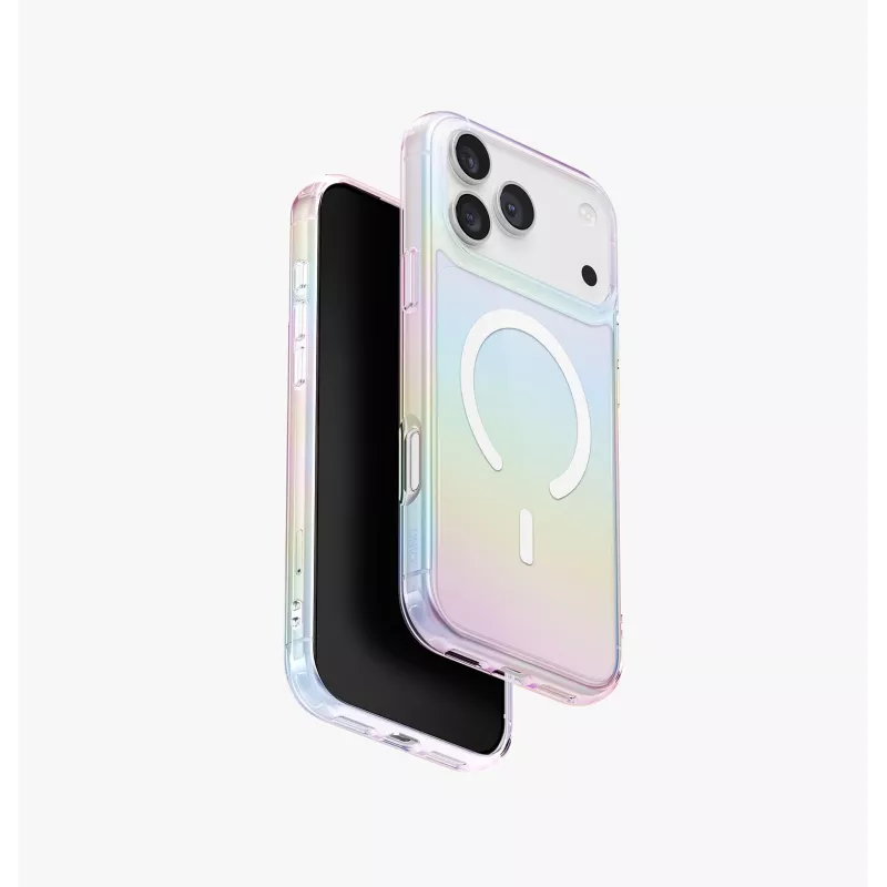 UNIQ Iridescia puzdro pre Apple iPhone 17 Pro Max Magclick nabíjanie Midnight Quartz
