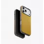 UNIQ Lyden DS puzdro pre iPhone 17 Pro MagClick nabíjanie žlto-sivá