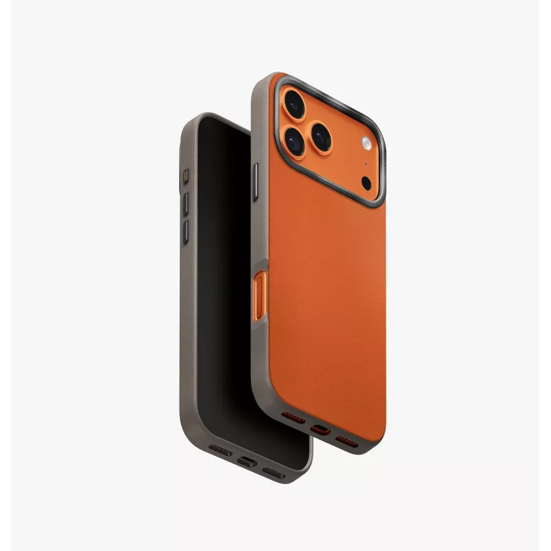 UNIQ Lyden DS puzdro pre iPhone 17 Pro Max MagClick nabíjanie žltá/sivá