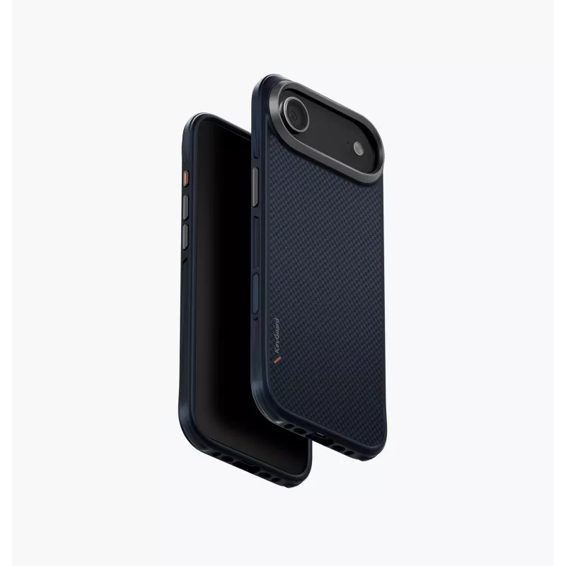 UNIQ Keva Puzdro pre iPhone Air, nabíjanie MagClick, čierne