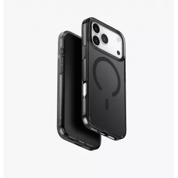 UNIQ Clario puzdro pre iPhone 17 Pro Max, MagClick nabíjanie, čierna