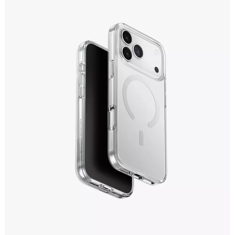 UNIQ Clario Puzdro pre iPhone 17 Pro Max, nabíjanie MagClick, čierne