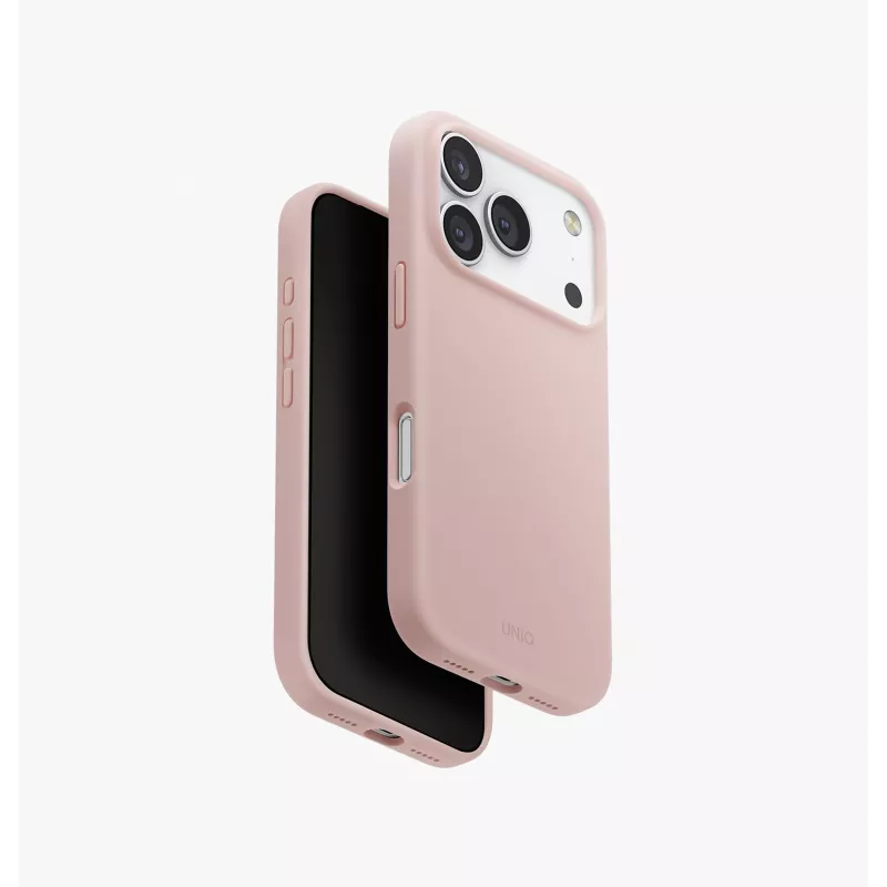 UNIQ Lino puzdro pre iPhone 17 Pro MagClick nabíjanie - sivá