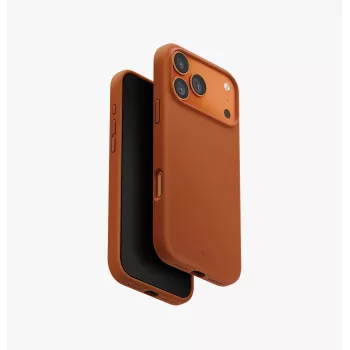 UNIQ Lino puzdro pre iPhone 17 Pro Max, MagClick nabíjanie, sivá