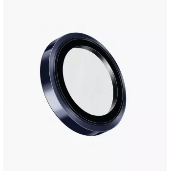 UNIQ Optix Prime ochrana objektívu fotoaparátu pre iPhone 17 Pro / 17 Pro Max / 15 Pro / 15 Pro Max s aplikátorom - Navy Blue