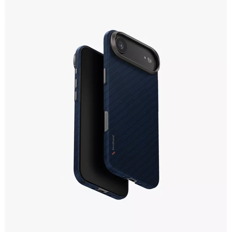 UNIQ Keva Edge puzdro pre iPhone 14 Pro Max s AirMagclick nabíjaním, čierna