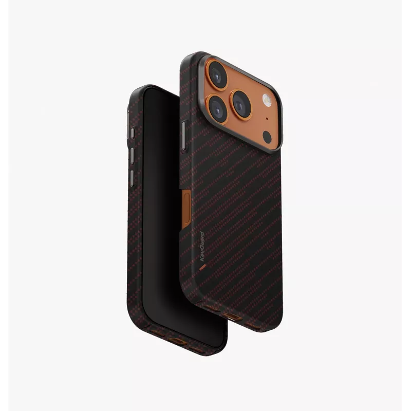 UNIQ Keva Edge puzdro s MagClick nabíjaním pre iPhone 17 Pro, modrá