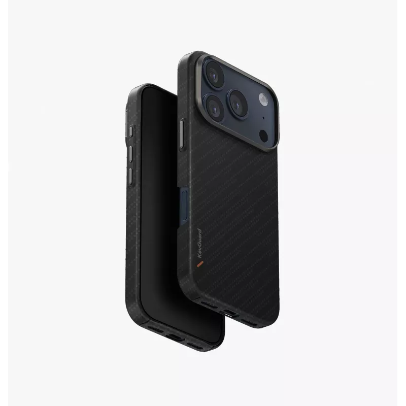 UNIQ Keva Edge puzdro s MagClick nabíjaním pre iPhone 17 Pro, modrá