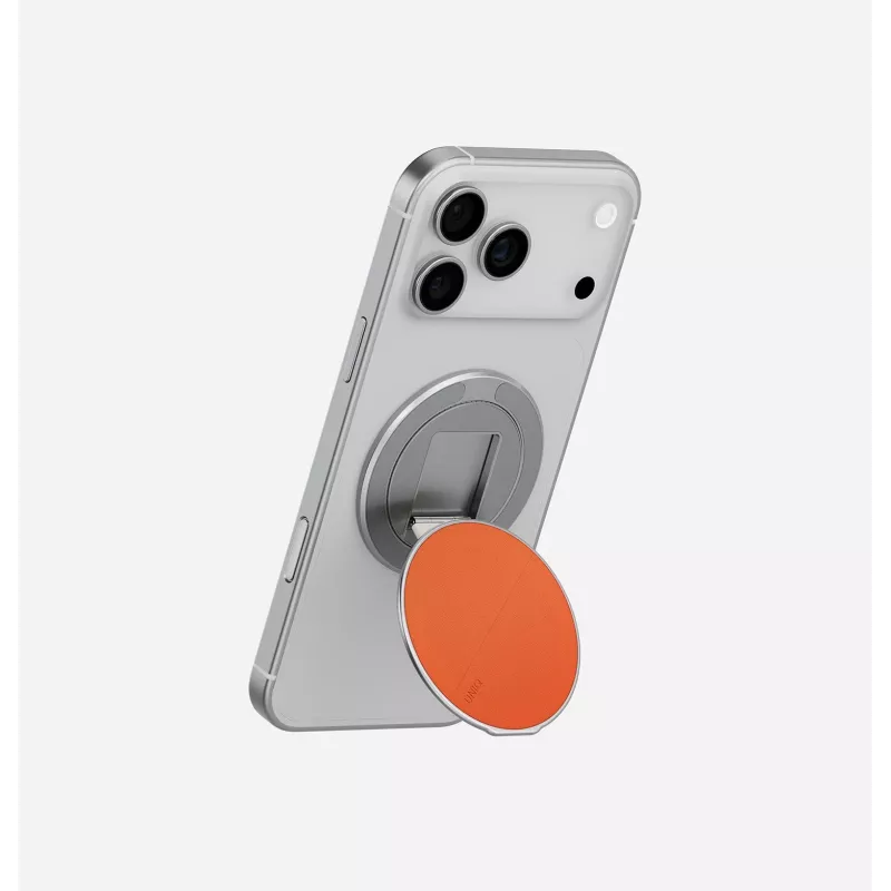 UNIQ Grivix Classic 360 Mount & Grip stojan magnetický držiak na telefón - oranžová