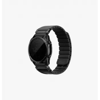 UNIQ Fluo Smart-Fit silikónový remienok pre Garmin 22mm - čierny