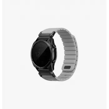 UNIQ Fluo x Smart-Fit remienok pre Garmin 22mm sivý