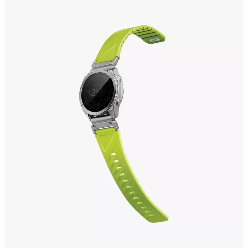 UNIQ Fluo x Smart-Fit remienok na hodinky pre Garmin 26mm čierny