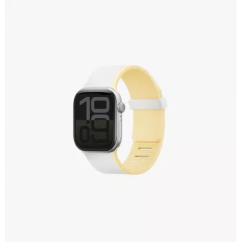 UNIQ Revix IV Premium obojstranný magnetický remienok pre Apple Watch 42/41/40 mm White/Yellow