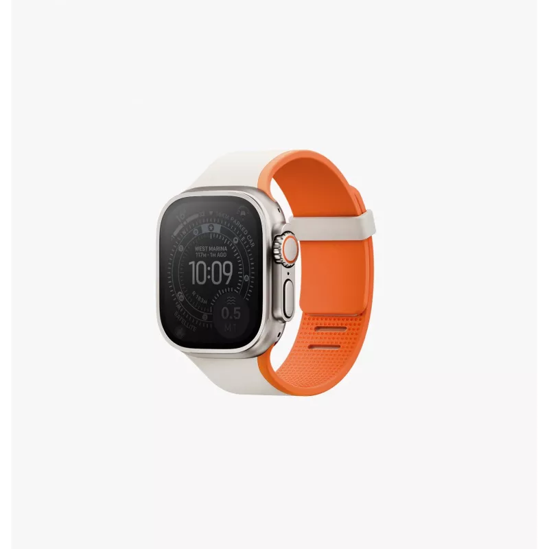 UNIQ Revix IV Premium obojstranný magnetický remienok pre Apple Watch 42/41/40 mm White/Yellow