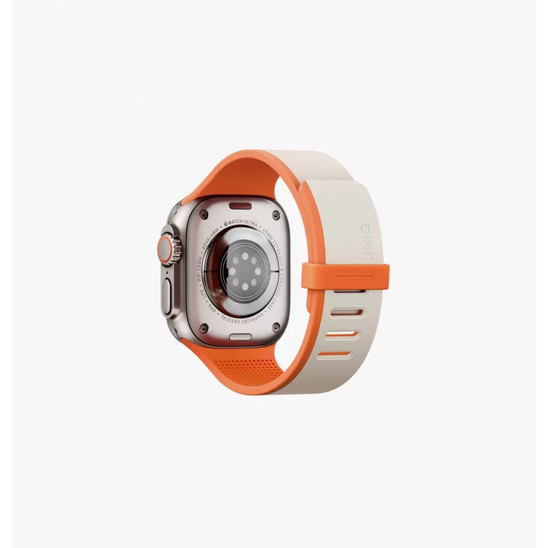 UNIQ Revix IV Premium obojstranný magnetický remienok pre Apple Watch 42/41/40 mm White/Yellow