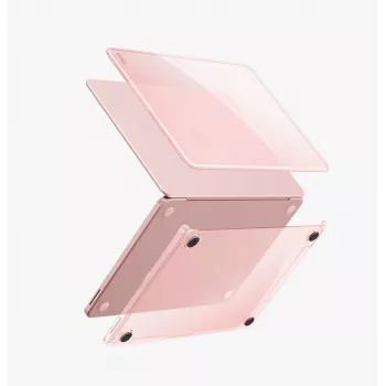 UNIQ Vero pevné ochranné puzdro pre MacBook Air 13,6 palca (M2/M3) - Neo Pink