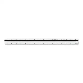 ARISTO trojhranné meradlo D-profil biele 30 cm (AR23703EB)