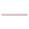 ARISTO trojhranné meradlo D-profil biele 30 cm (AR23703EB)
