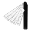Aristo 5-Fold Scale Ruler 1:1/10/15/20/25/30/33.33/40/50/75/125 300 mm biely