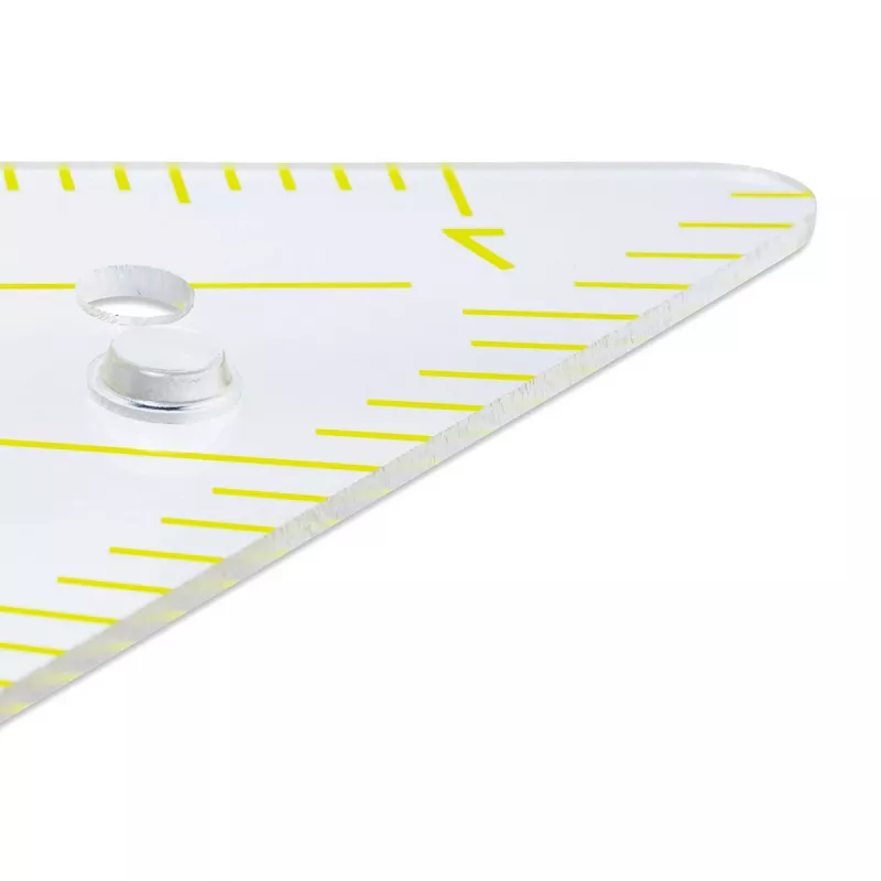 ARISTO Geodreieck 2 Set Square 80 cm transparentný plexisklo