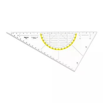 ARISTO geometrický trojuholník 26,0 cm transparentný