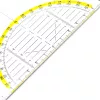ARISTO geometrický trojuholník 26,0 cm transparentný