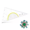 ARISTO geometrický trojuholník 26,0 cm transparentný